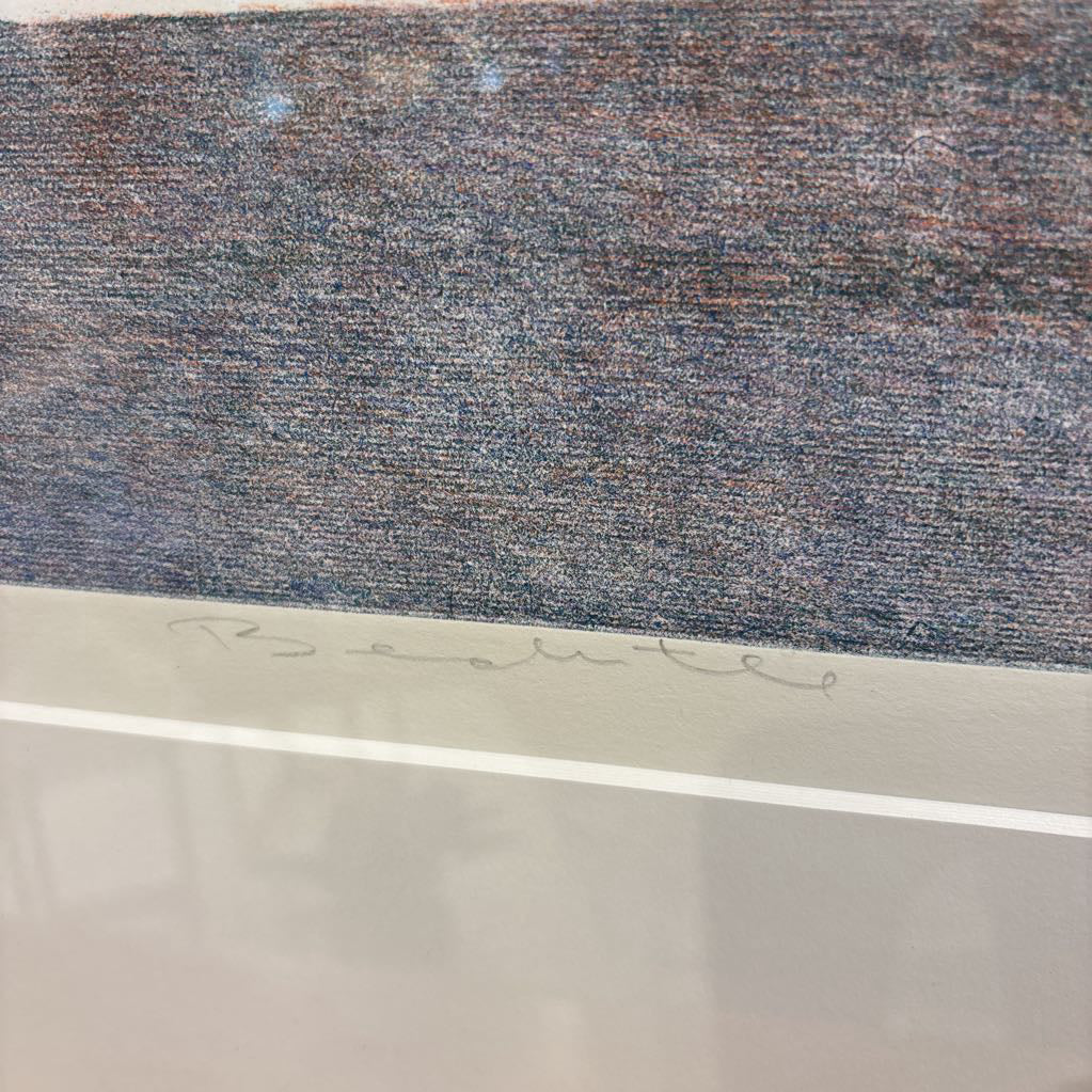Robert Bechtle Signed Print "34th Ave"