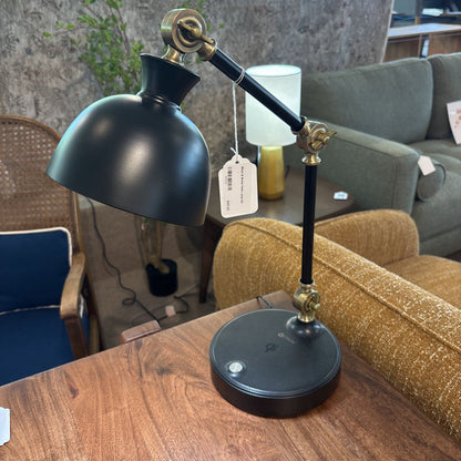 Black & Brass Desk Lamp