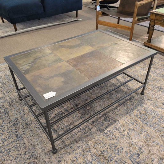 Stone Top Coffee Table