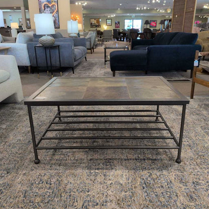 Stone Top Coffee Table