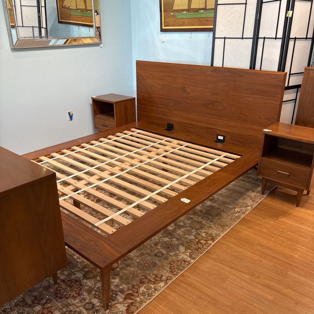West Elm MCM Queed Bed