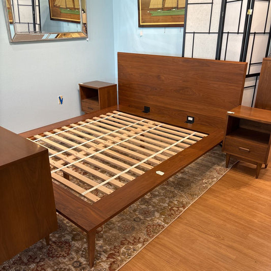 West Elm MCM Queed Bed C BED FRAMES