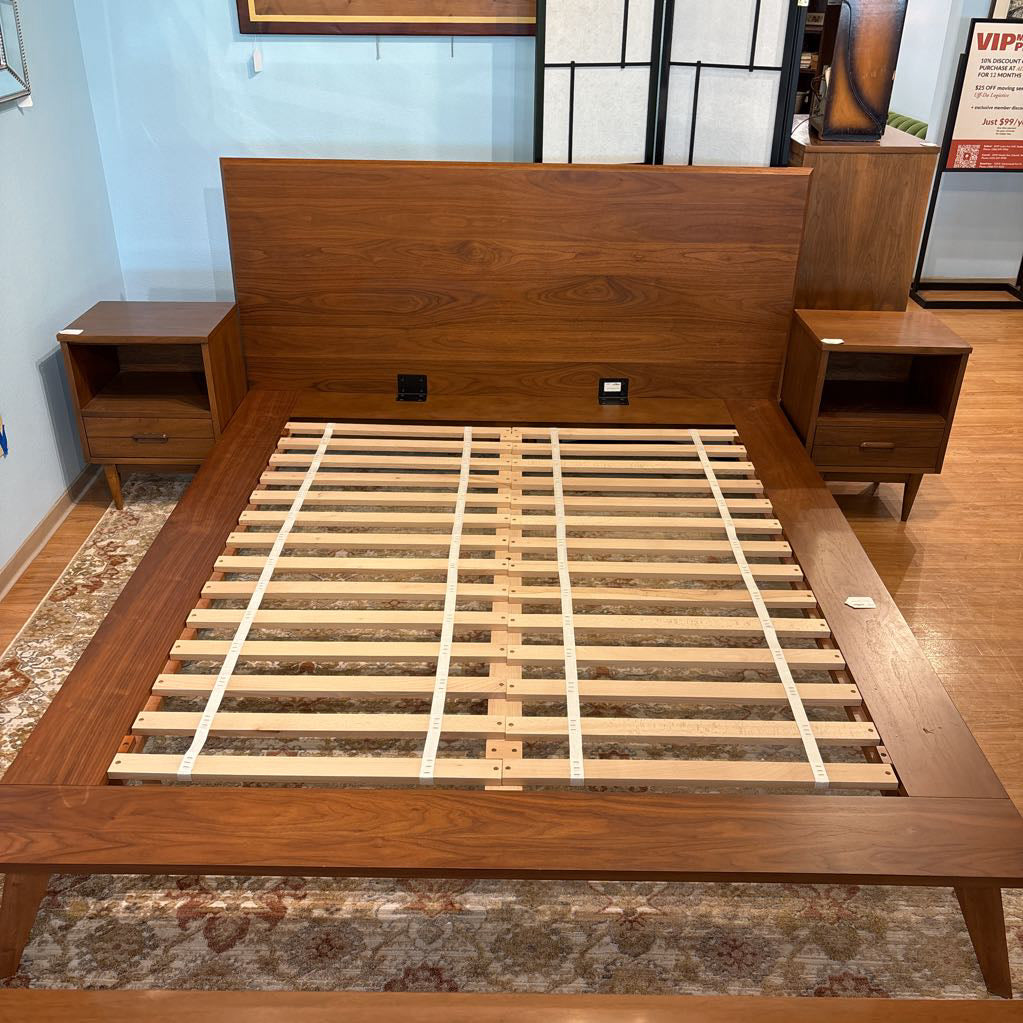 West Elm MCM Queed Bed