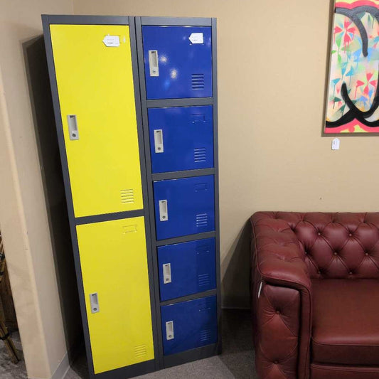 Blue 5 Door Locker