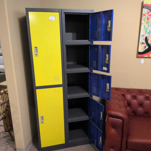 Blue 5 Door Locker