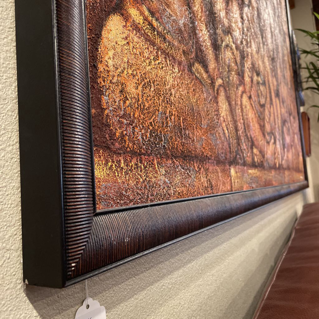 Very Large Thai Figures Painting ART