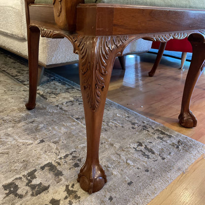Carved Chippendale Style Settee
