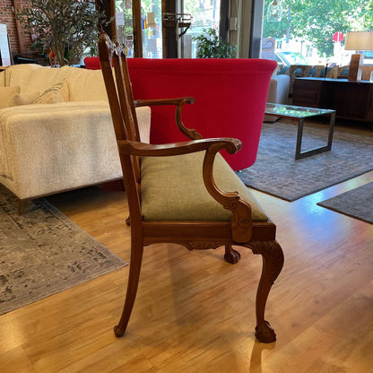 Carved Chippendale Style Settee