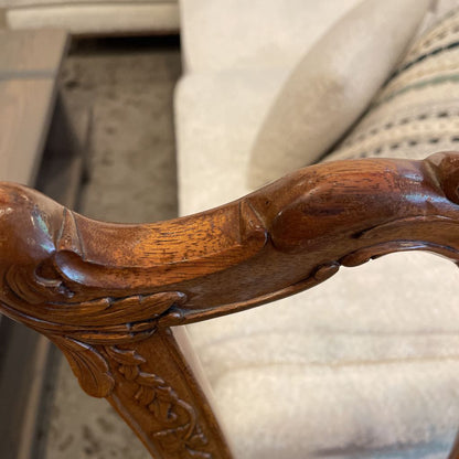 Carved Chippendale Style Settee