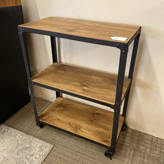 Small Laminate Rolling Shelves C BOOKSHELVES