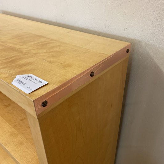 Small Mod Blonde Laminate Bookcase C BOOKSHELVES