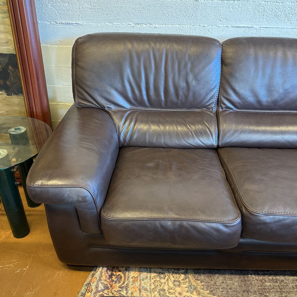 Gamma Brown Steer Hide Sectional U SECTIONALS RAF