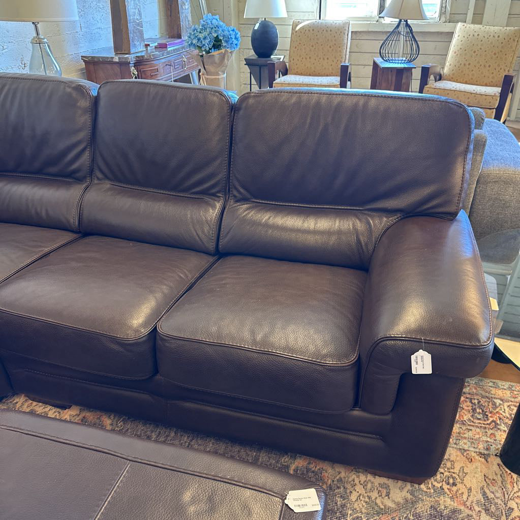 Gamma Brown Steer Hide Sectional U SECTIONALS RAF