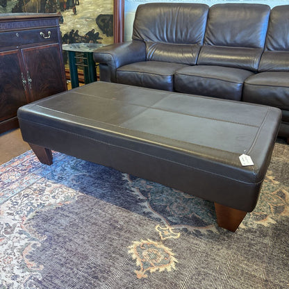 Gamma Brown Steer Hide Ottoman U OTTOMANS