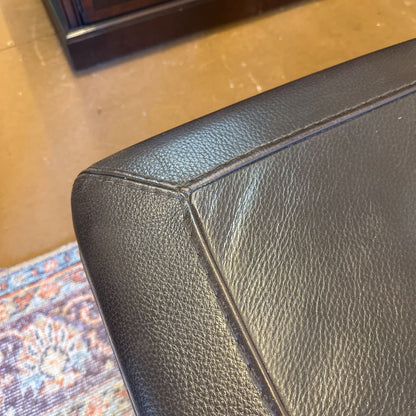 Gamma Brown Steer Hide Ottoman U OTTOMANS