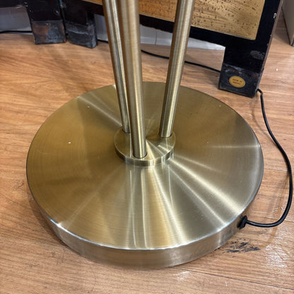 Brass Cattail Floor Lamp