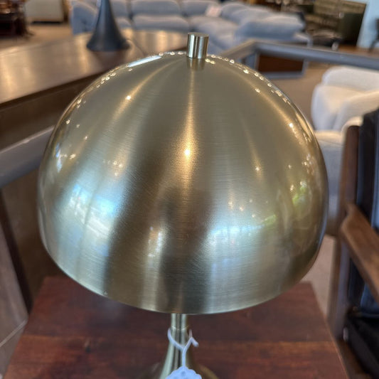 Antique Brass Dome Hourglass Table Lamp LAMPS