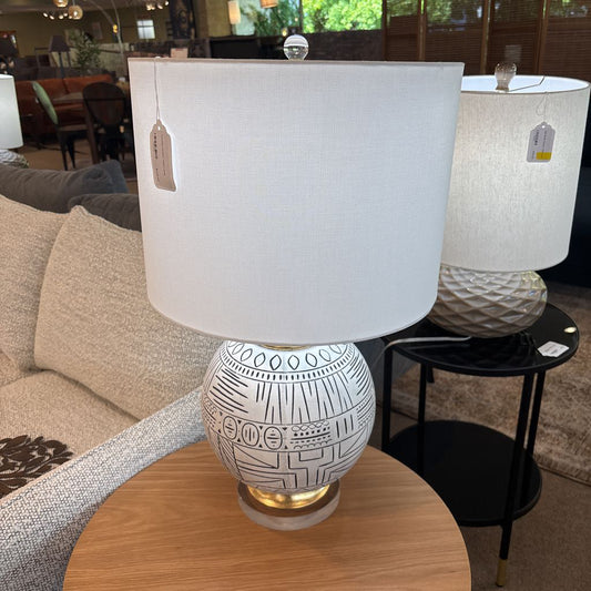 Ceramic Pattern Table Lamp LAMPS