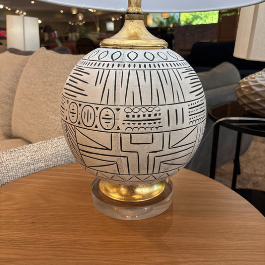 Ceramic Pattern Table Lamp LAMPS