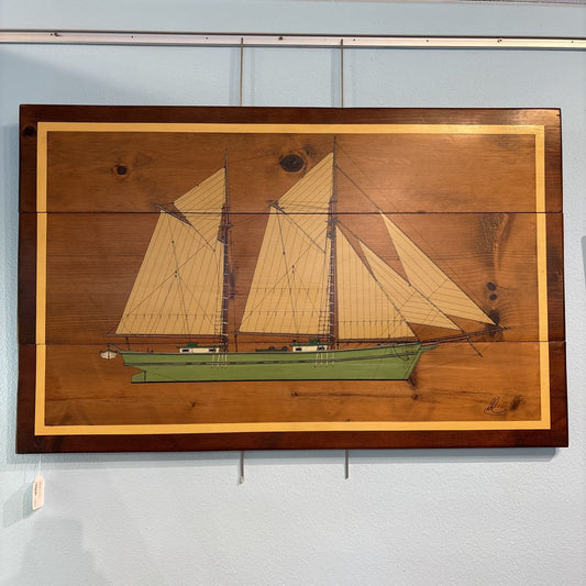 Sailing Boat by L.M. ART