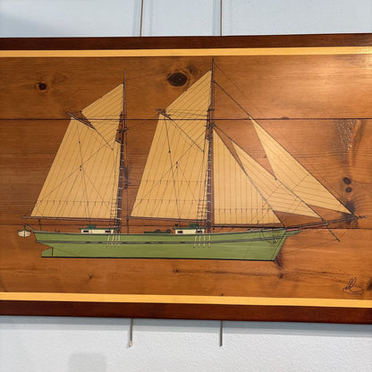 Sailing Boat by L.M. ART