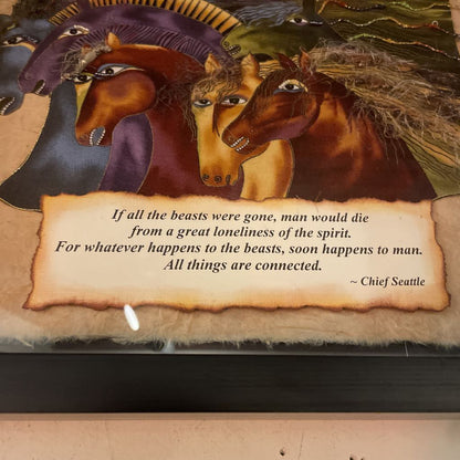 LAUREL BIRCH Mythical Horses Mixed Media