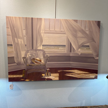 "Gentle Reader" Print on Canvas