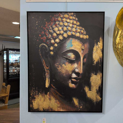 Golden Tranquility Buddha ART