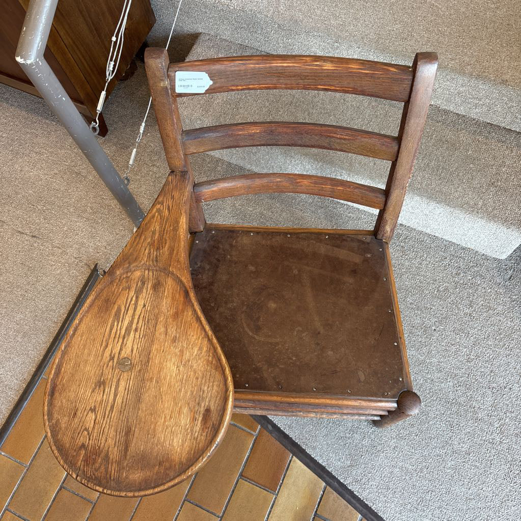 Antique American Made School Chair