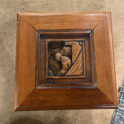 Carved Asian Nesting Tables Set of 4