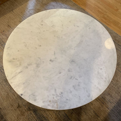 Round Marble Modern Coffee Table with Gold Legs C COFFEE TABLES