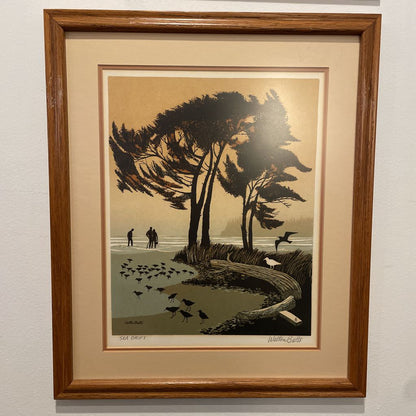Walton Butts Sea Drift Serigraph