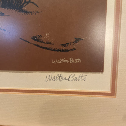 Walton Butts Clam Diggers Serigraph
