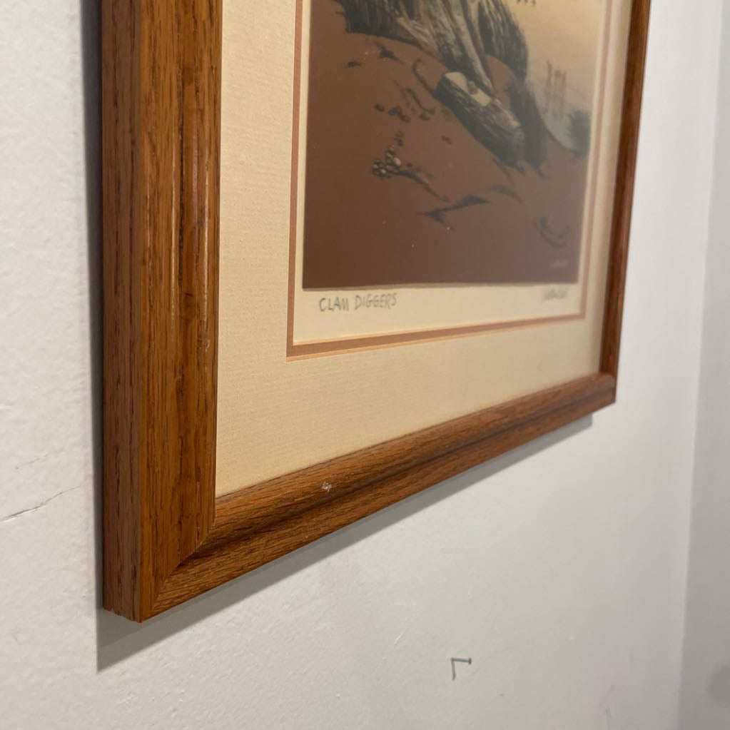 Walton Butts Clam Diggers Serigraph