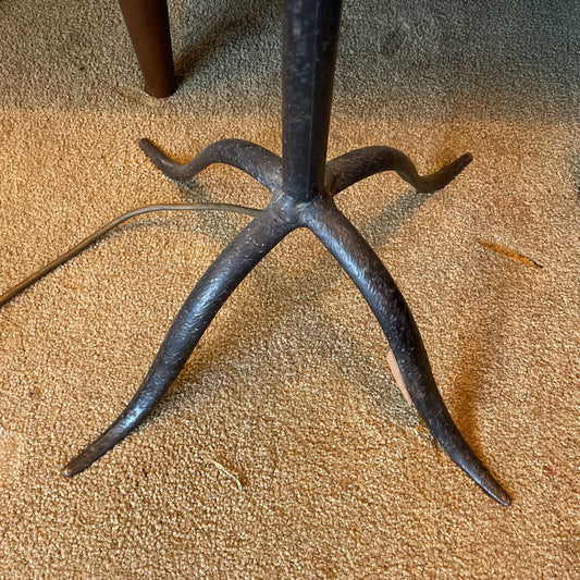Metal Twisted Base Detail Floor Lamp LAMPS
