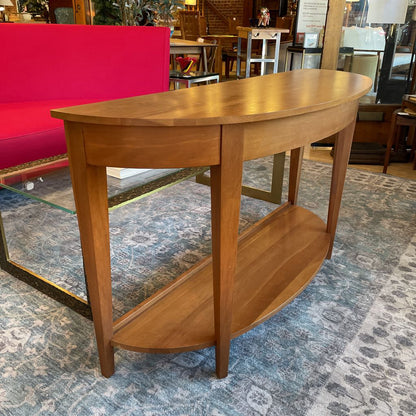 Ethan Allen Crescent Console Table