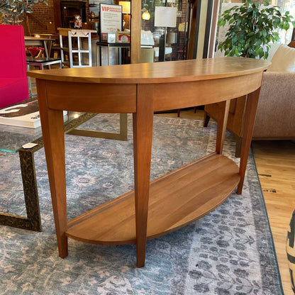 Ethan Allen Crescent Console Table