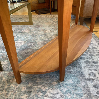 Ethan Allen Crescent Console Table
