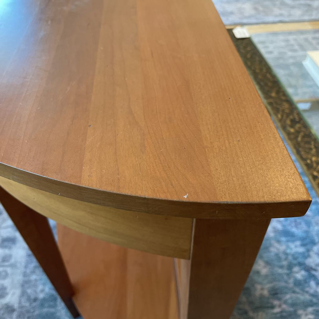 Ethan Allen Crescent Console Table