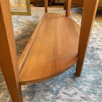 Ethan Allen Crescent Console Table