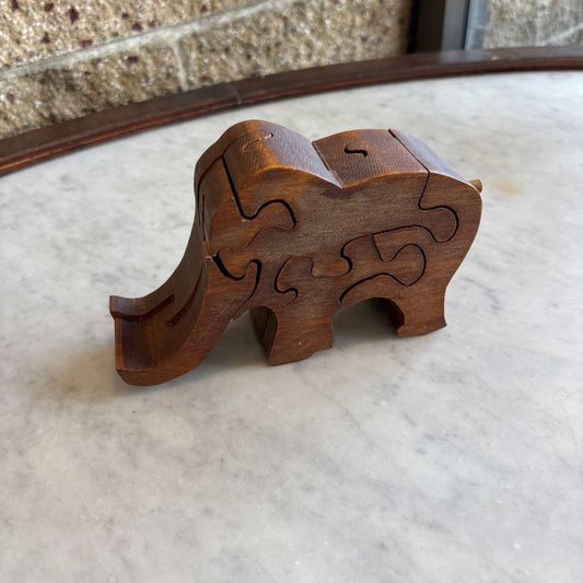 Wooden Elephant Puzzle