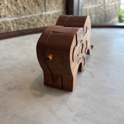 Wooden Elephant Puzzle
