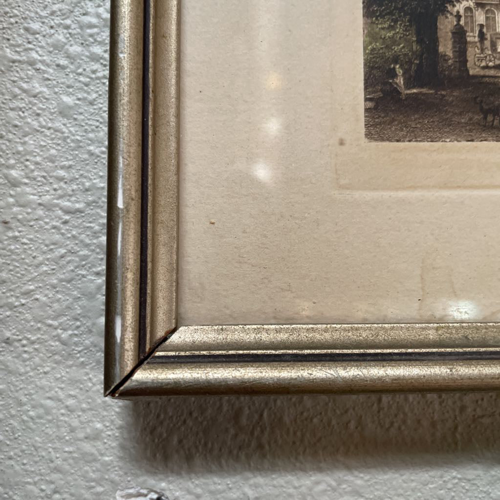 Historic View of Dusseldorf Small Framed Art