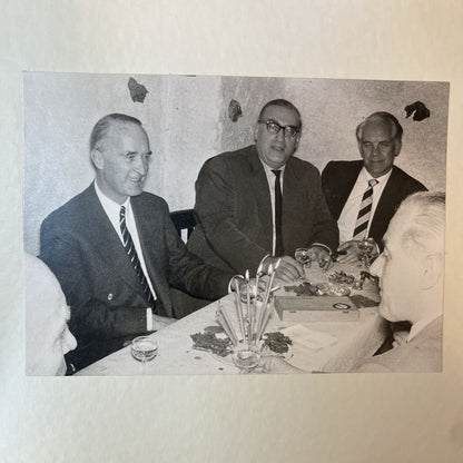 Old German Frat Brothers at a Roasted Goat Dinner!!