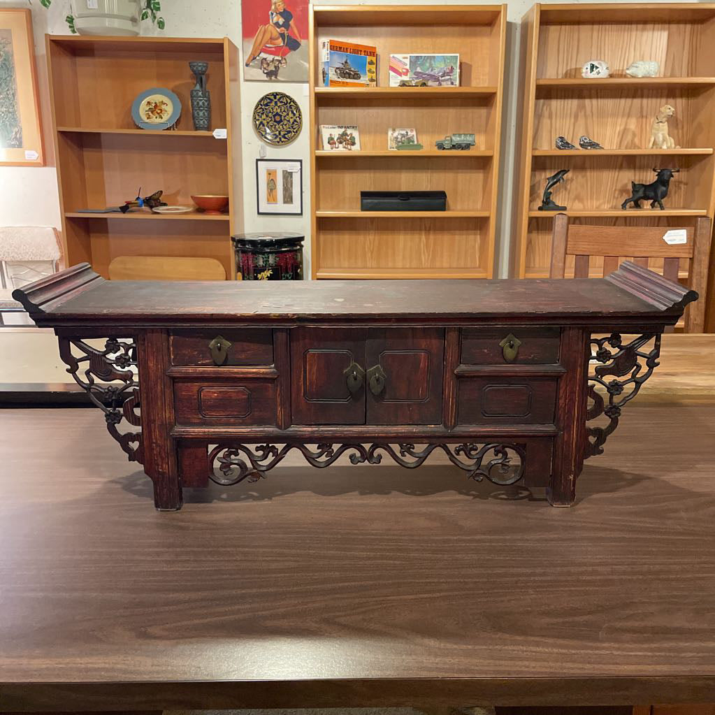 Chinese Hand Carved Altar Cabinet
