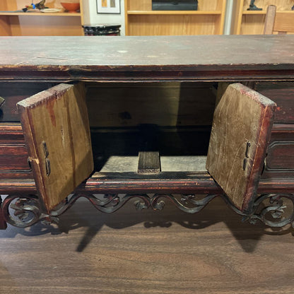 Chinese Hand Carved Altar Cabinet