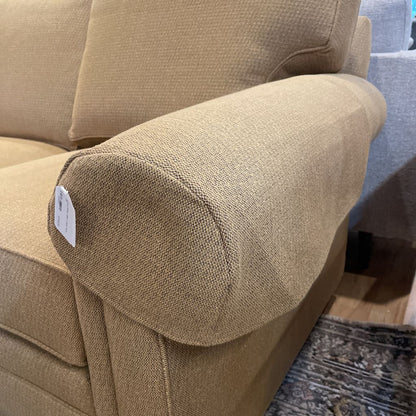 Wheat Ethan Allen 3 Seat Sofa