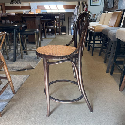 Thonet Cane Seat Cafe Stool