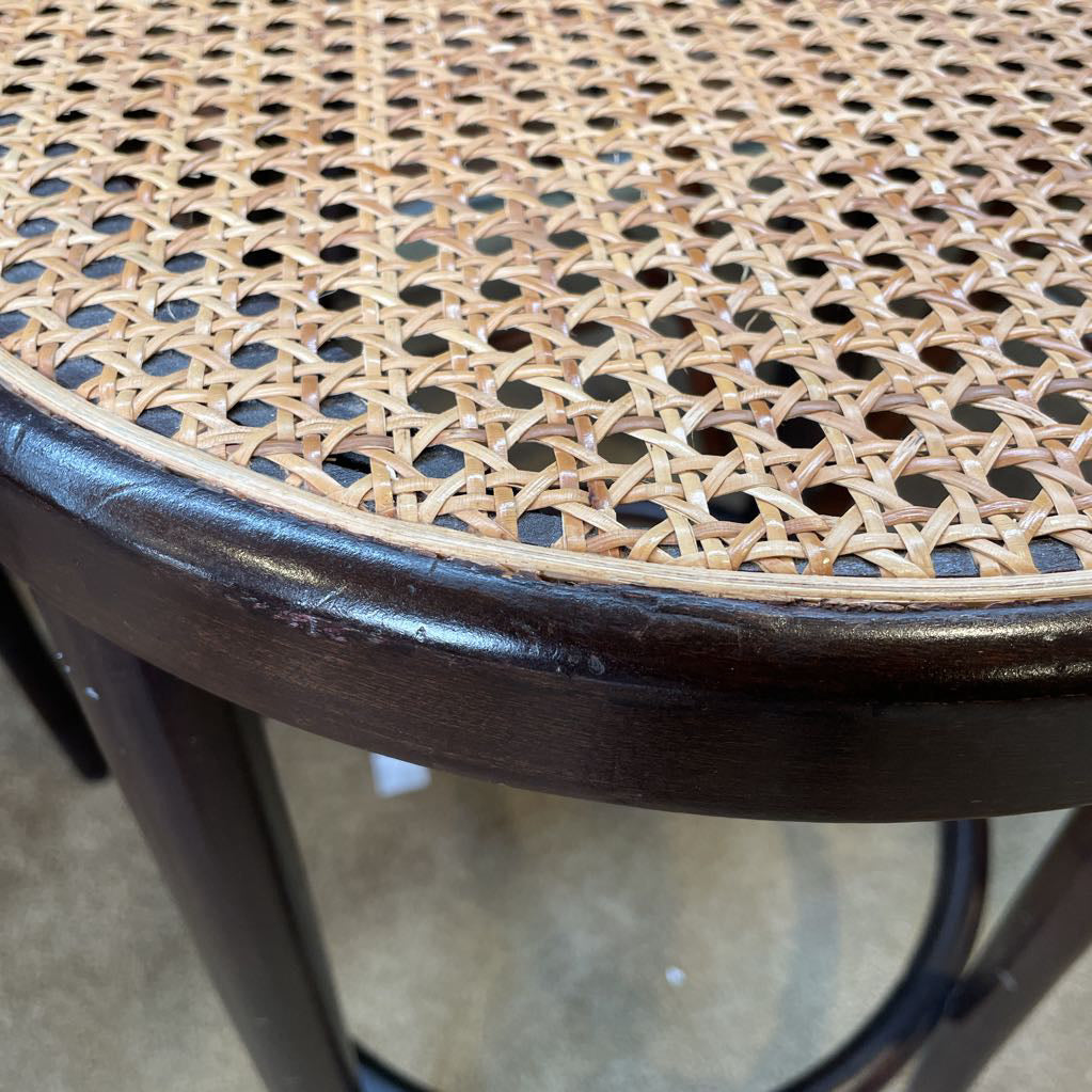 Thonet Cane Seat Cafe Stool