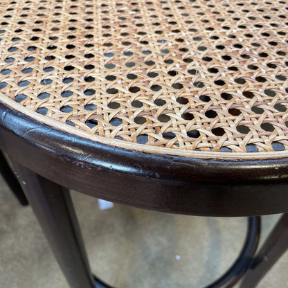 Thonet Cane Seat Cafe Stool